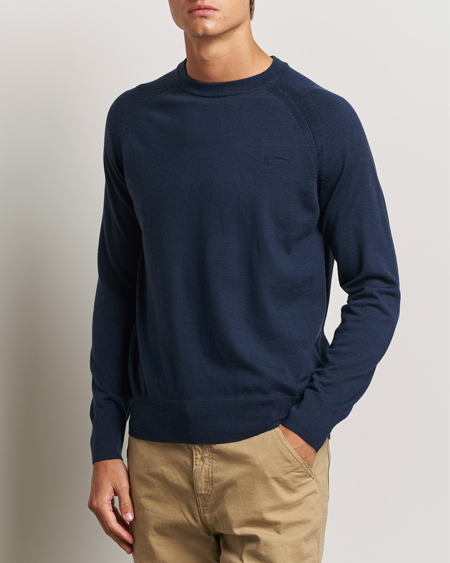 Dockers Washable Merino Crewneck Navy Blazer