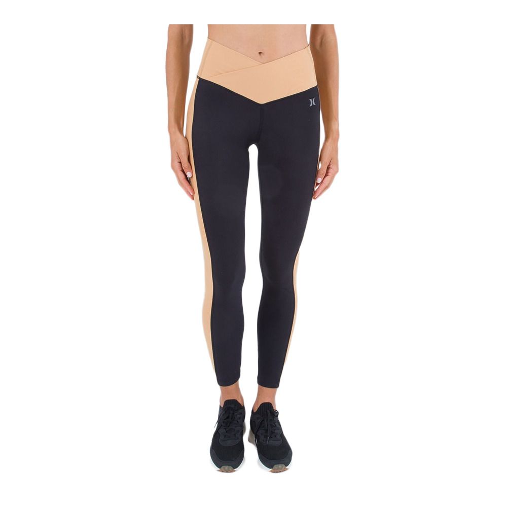 Hurley H20 DRI V-SHAPED COLORBLOCK - Legging Femme caviar