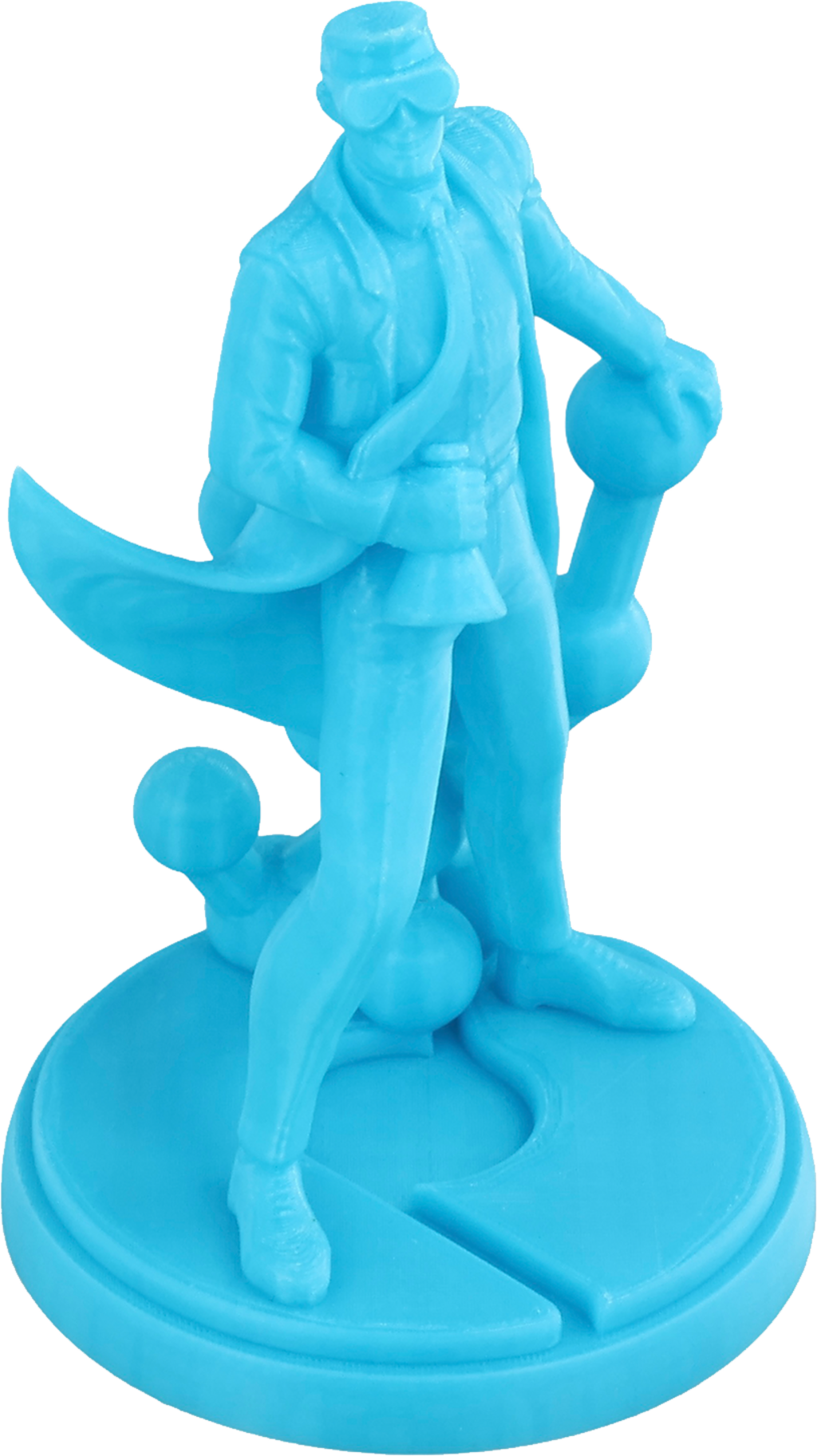 Polymaker  Panchroma™ PLA Translucent Cyan, 1,75 mm / 1000 g    Faszinierende Lichteffekte in Cyan