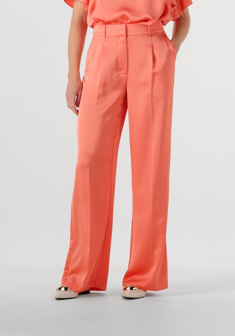 koraal dante6 broeken jules satin smart pants