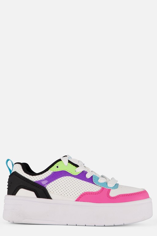 Skechers Court High Color Crush Sneakers wit