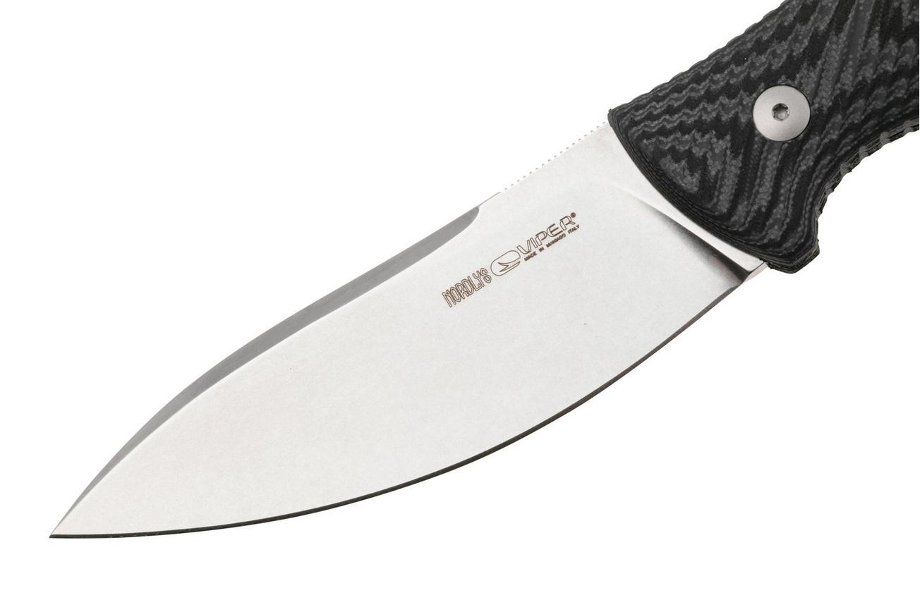 Viper Nordlys VT4044GG Stonewashed, Suretouch, vaststaand mes, Jens Anso design