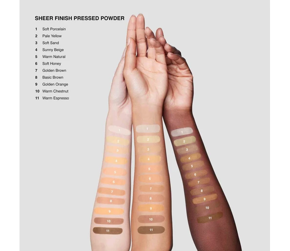 Bobbi Brown Sheer Finish Pressed Powder PuderPale Yellow