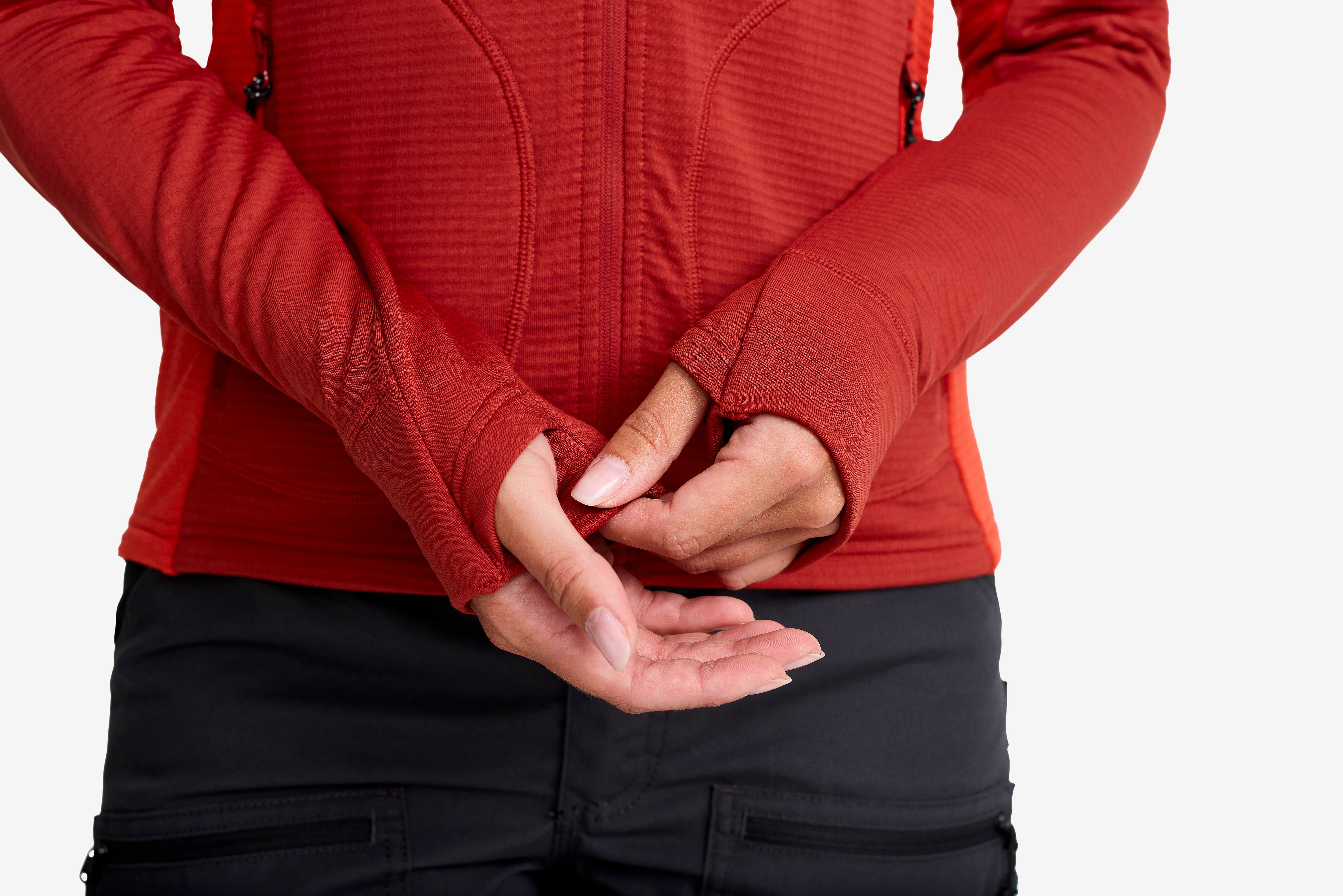 Waffle Full-zip Fleece  Dame Bossa Nova