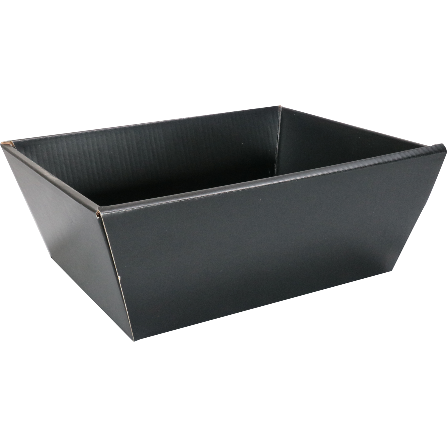 Mand, golfkarton, biermand, 26x21x10cm, zwart