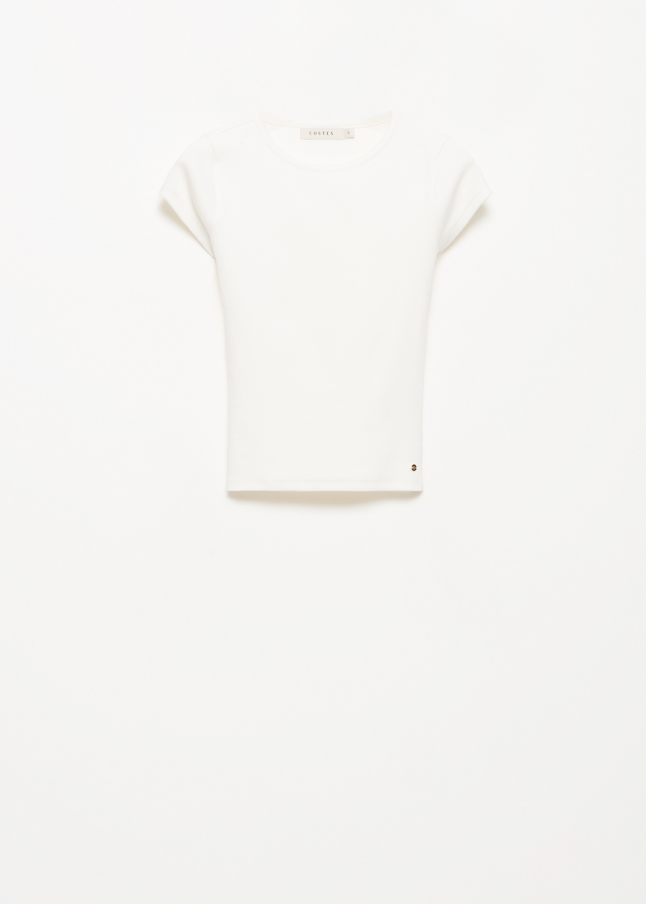 Top met ribstructuur