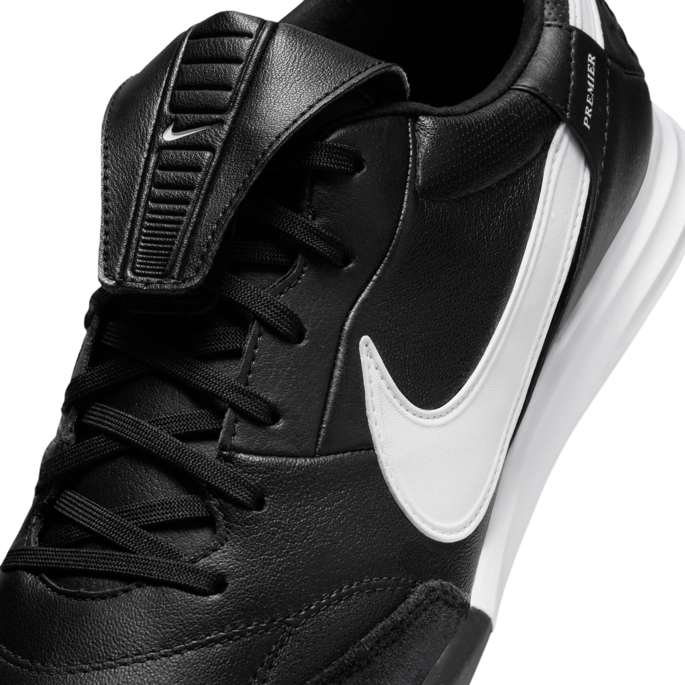 Nike Premier III Turf Voetbalschoenen (TF) Zwart Wit Zwart