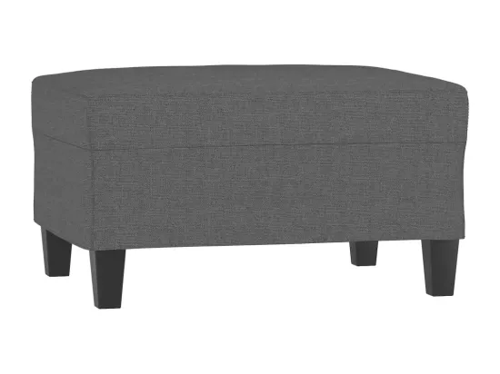 Repose-pied Gris foncé 70x55x41 cm Tissu