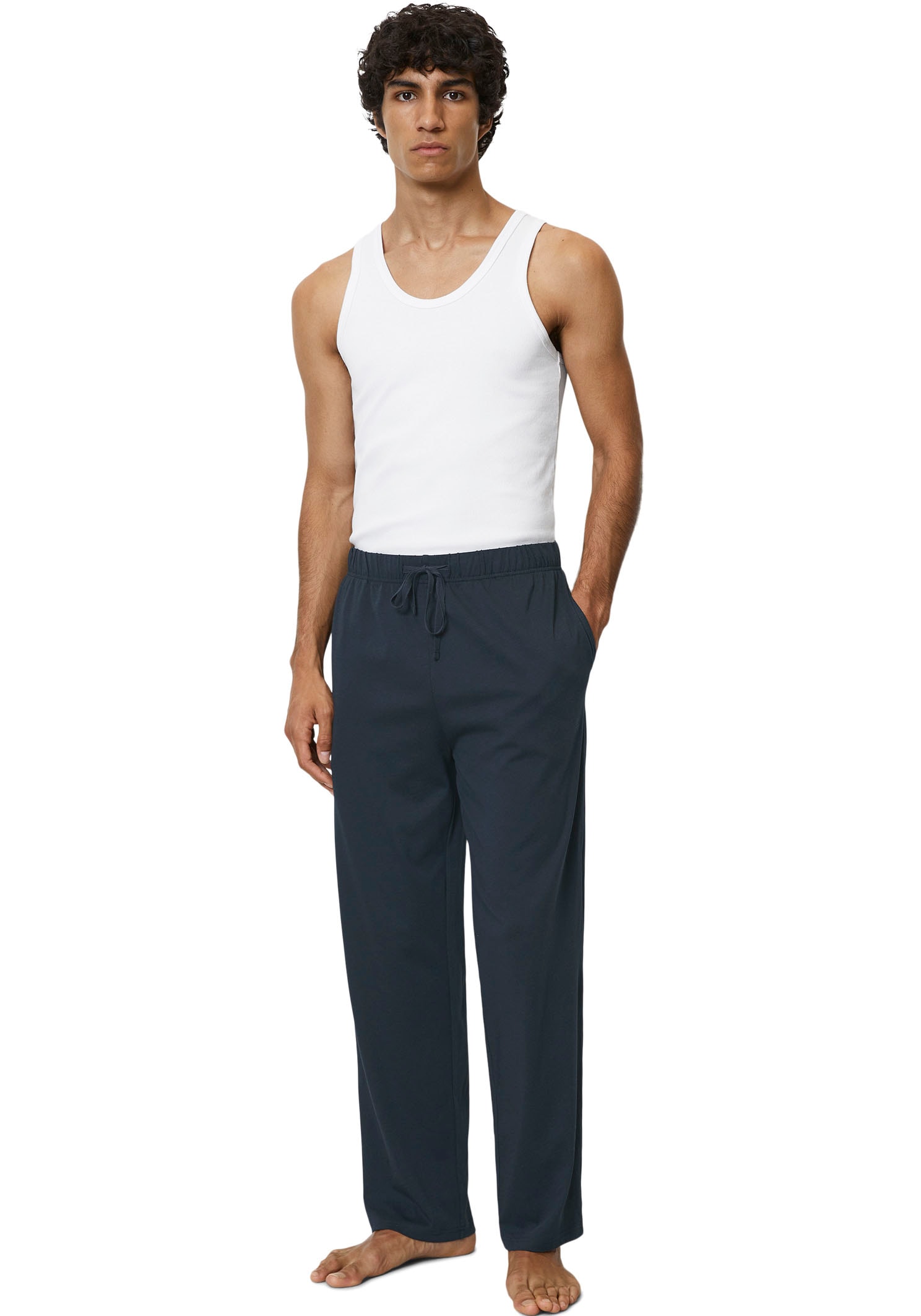 Marc O'Polo Loungehose »Mix & Match Cotton«  mit Tunnelzug und Bindeband, Regular Fit