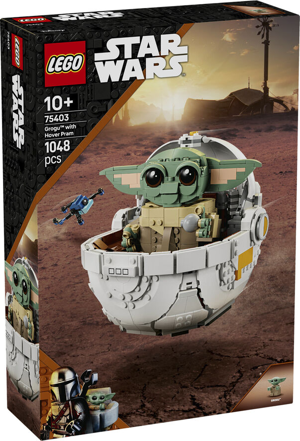 Lego Grogu med svævevogn 75403