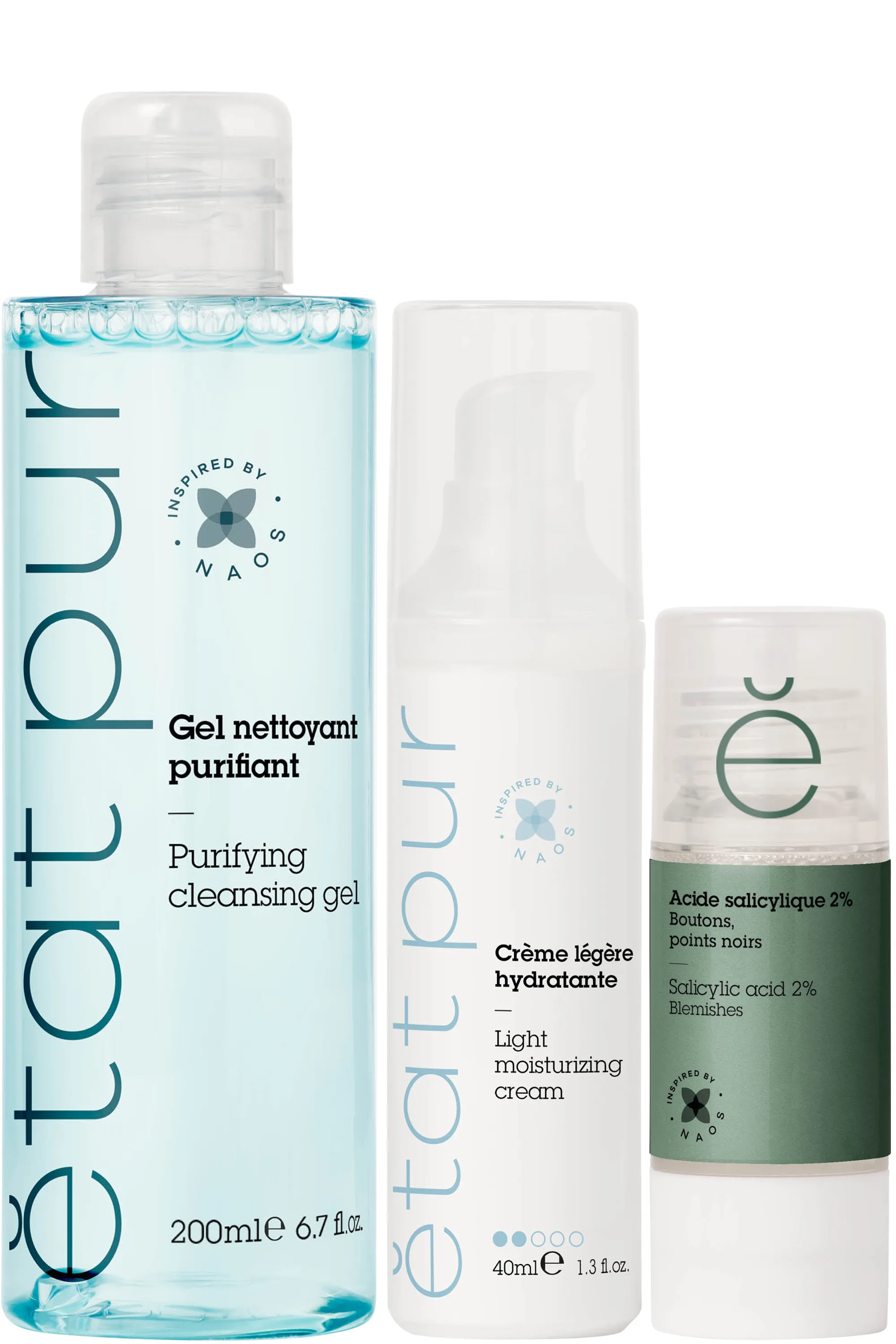 Etat Pur Routine démaquillante et hydratante pour peaux à imperfections