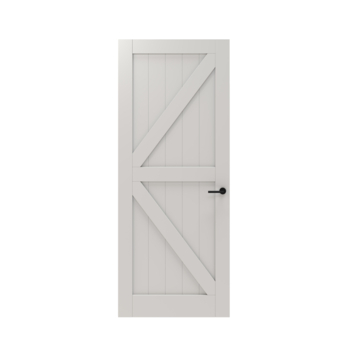 Lundia binnendeur Frama Fyra 2A07 wit gegrondverfd stomp 83 x 201,5 cm