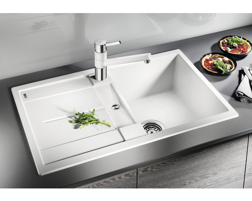Blanco METRA 45 S spoelbak, 780 x 500 mm, steengrijs, 518868