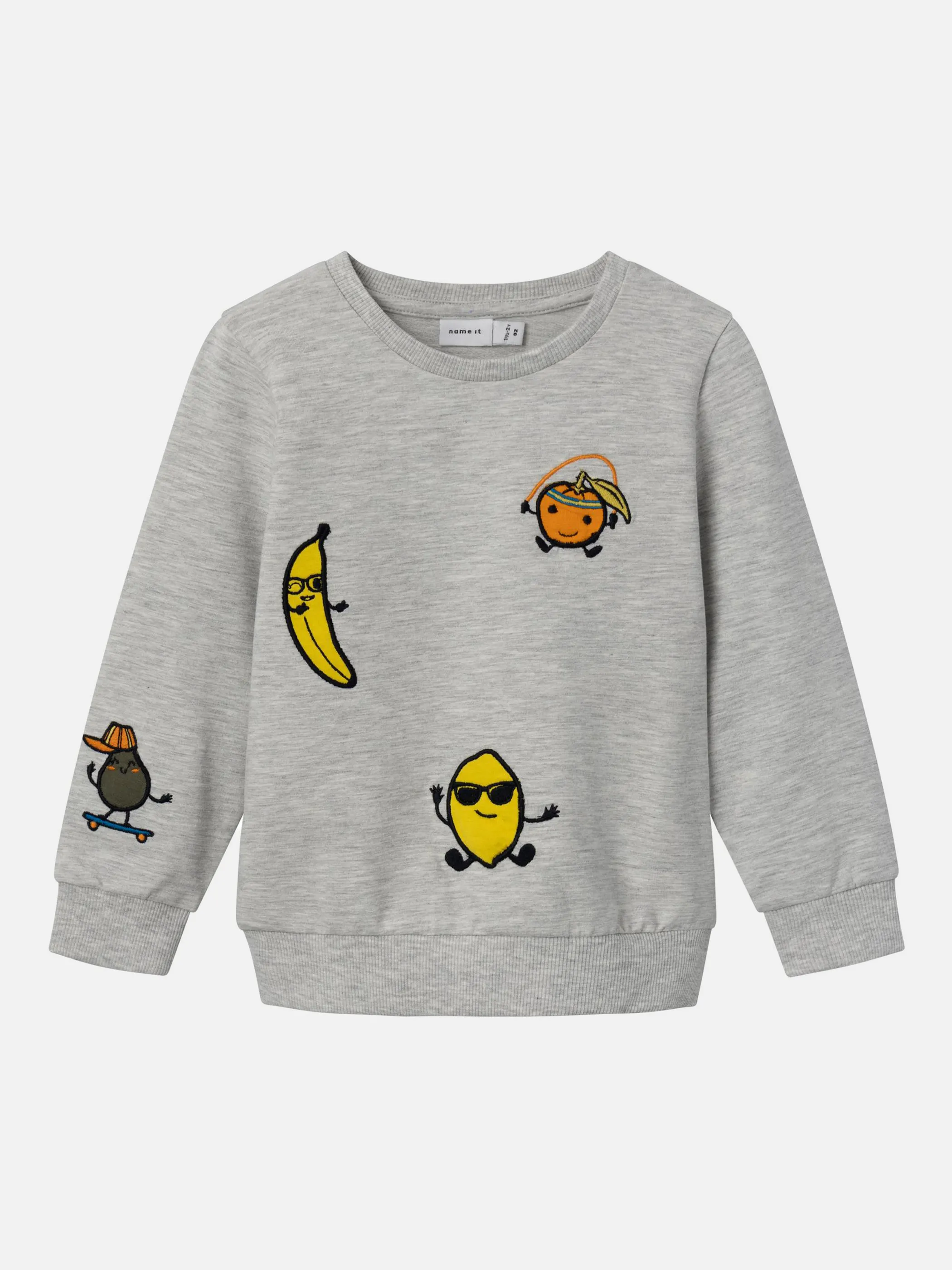 Jungen Sweatshirt mit Stickerei-Applikationen