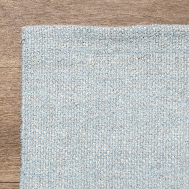 Wollen vloerkleed - Reno Blauw