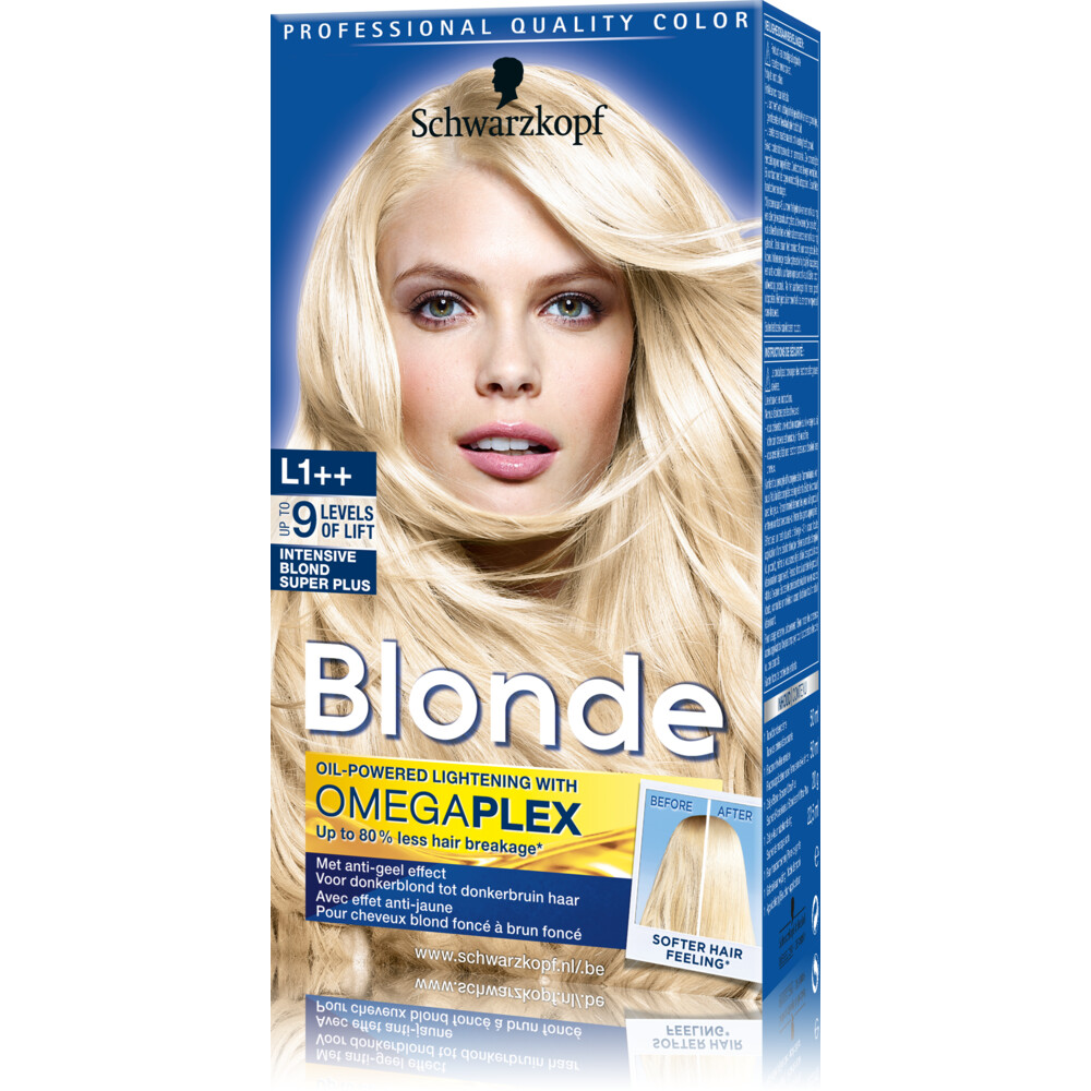 Schwarzkopf Permanente Blondering Intensive Blond Super Plus L1++