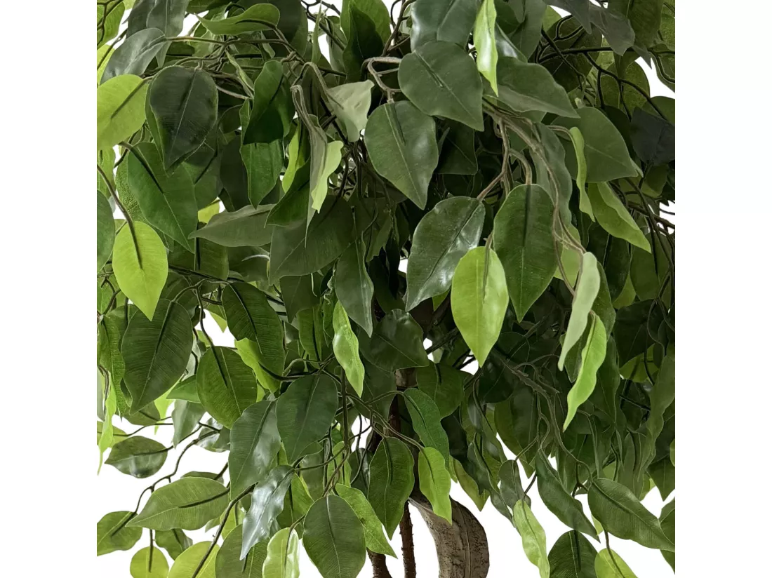Plante artificielle Ficus Akdem 120x40x40 PEVA Polyéthylène Vert Marron