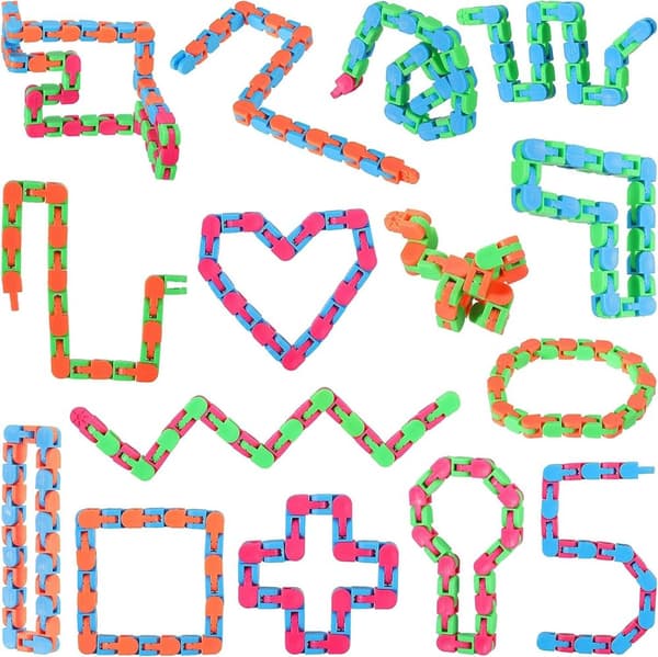 2-Pak - Wacky Tracks Fidget Toys - Leke / Sensory - 56 cm