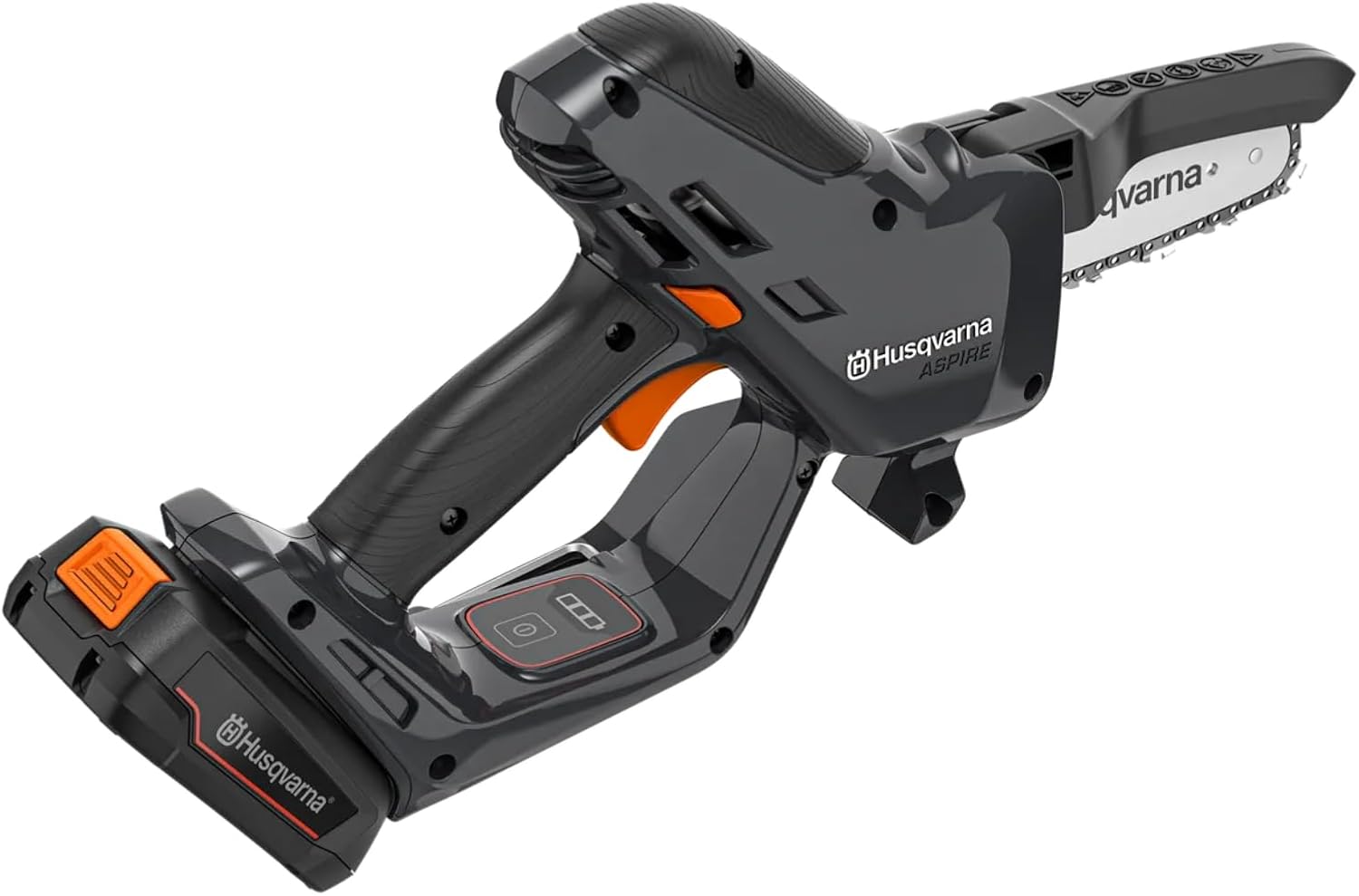 Husqvarna Mini Akku Kettensäge Aspire P5-P4A inkl. Akku und Ladegerät, Hochleistungs Astsäge für Äste bis 75 mm