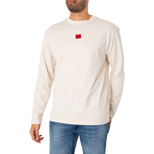 BOSS - Camiseta Manga Larga Diragoto Blanco