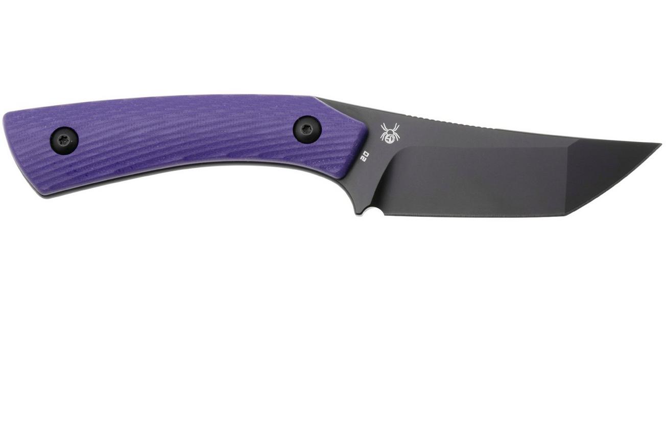 Bestech STEP BFK06C PVD D2, Purple G10, vaststaand mes