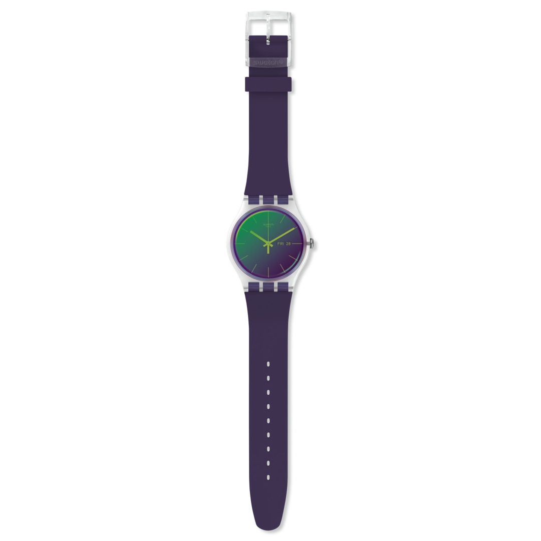 Swatch Original 41 Polapurple Day Date