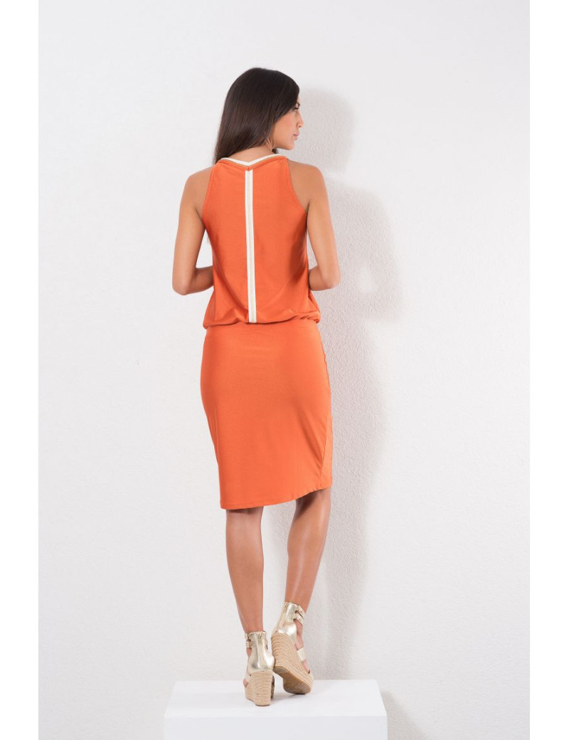 HBT ROBE BRETELLES CAMILA SAND TERRA