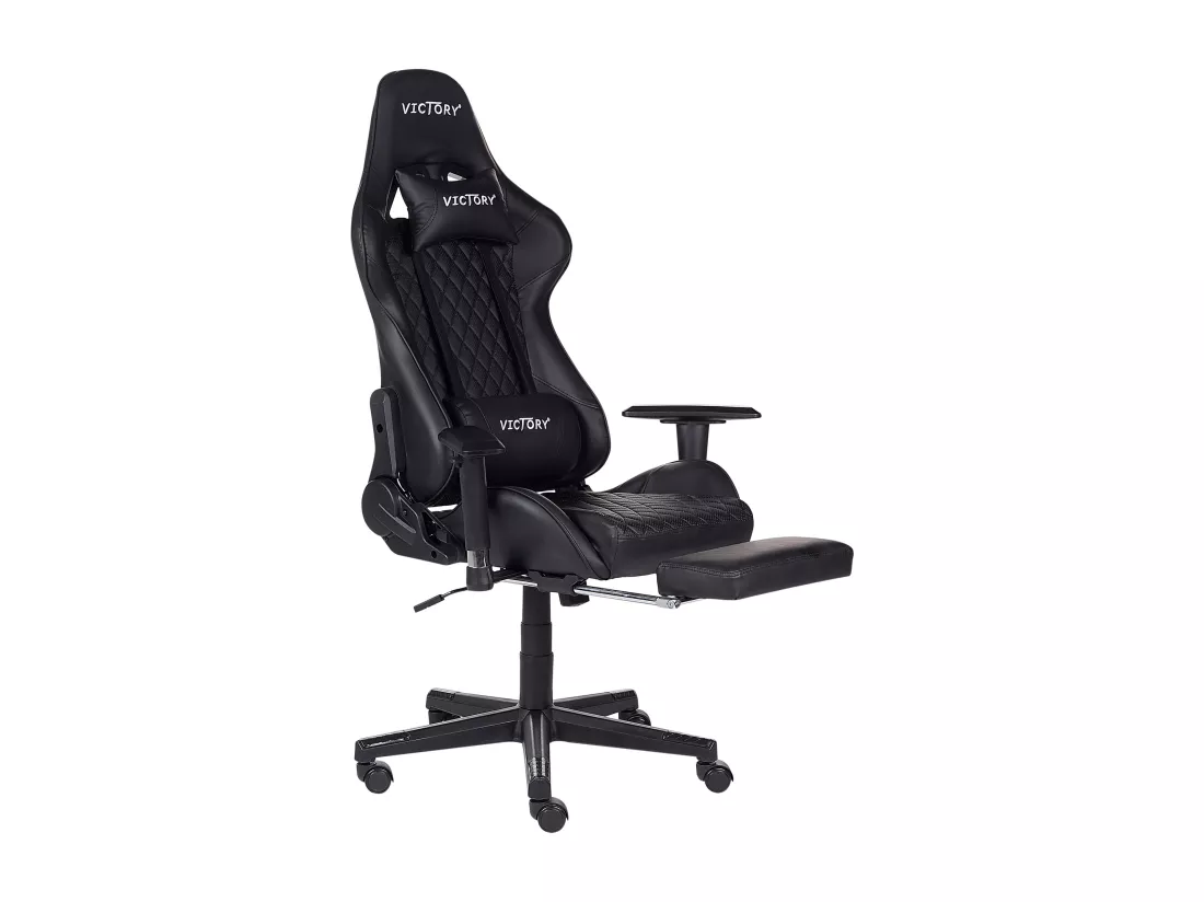 Siège de gaming VICTORY Cuir PU Noir