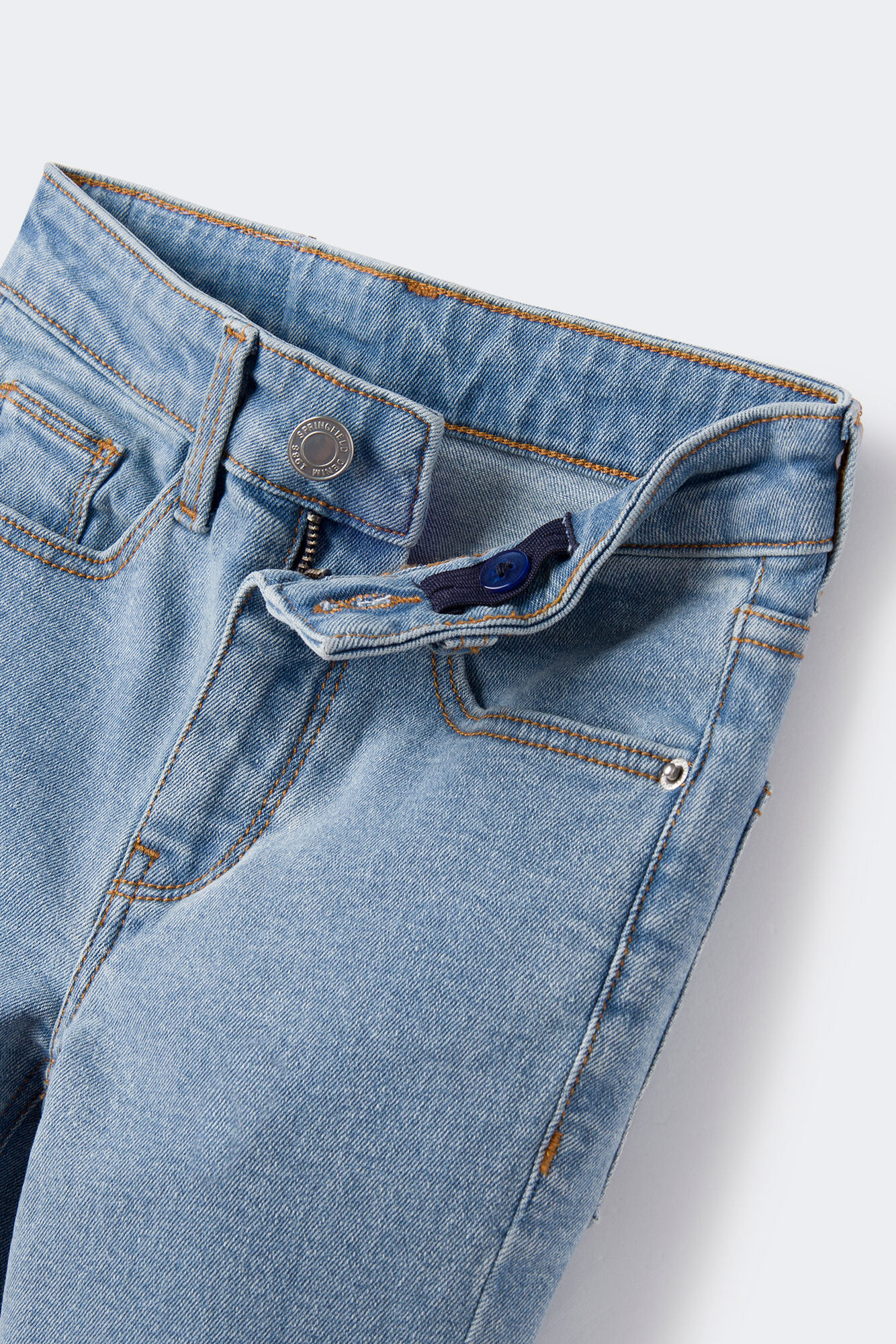 Calças jeans flare para meninas