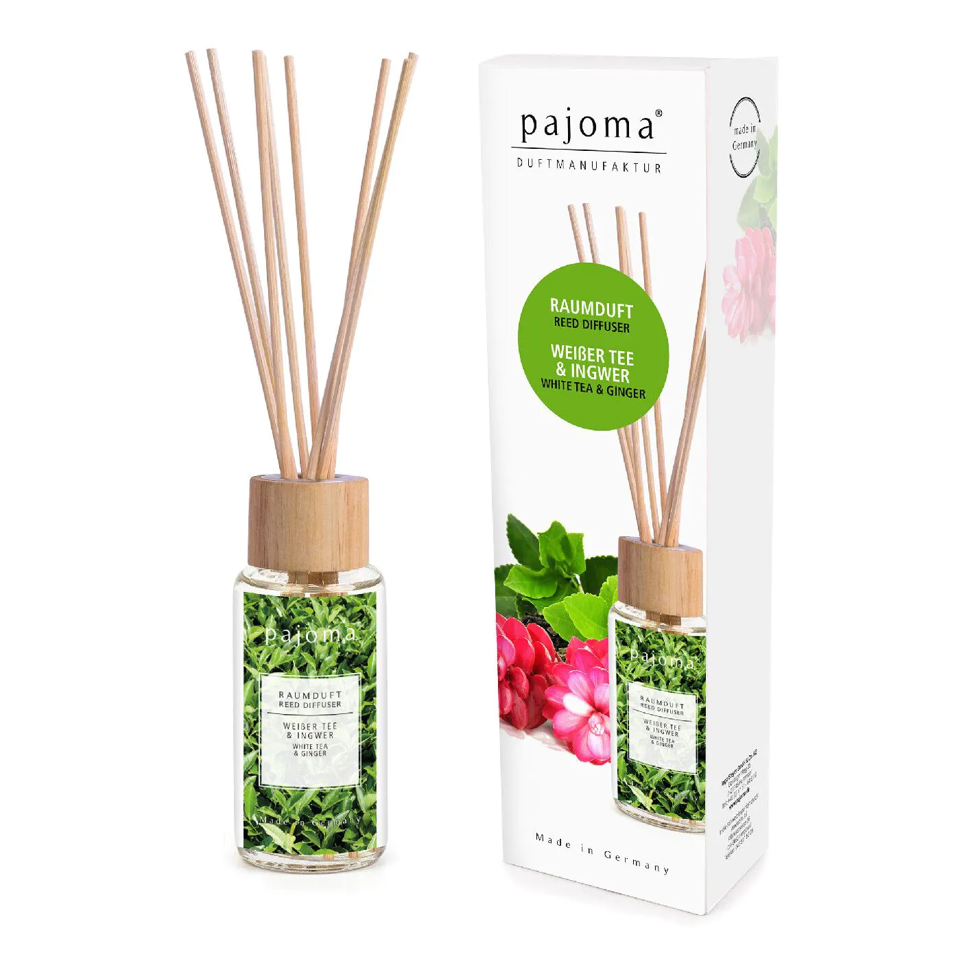 Raumduft Weißer Tee & Ingwer von Pajoma 100 ml