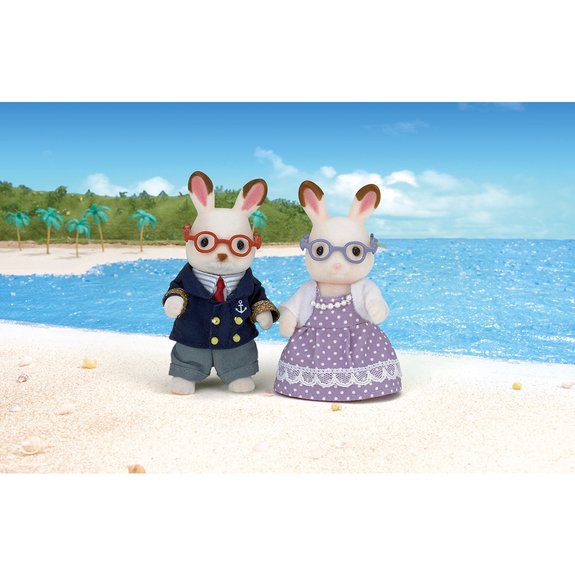 Sylvanian Families 5190 : Les grands-parents Lapin chocolat