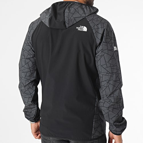 Coupe-Vent Capuche Lab Wind Noir Gris Anthracite