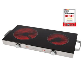 ProfiCook Infrarot-Doppelkochplatte PC-DKP 1211 2800 Watt