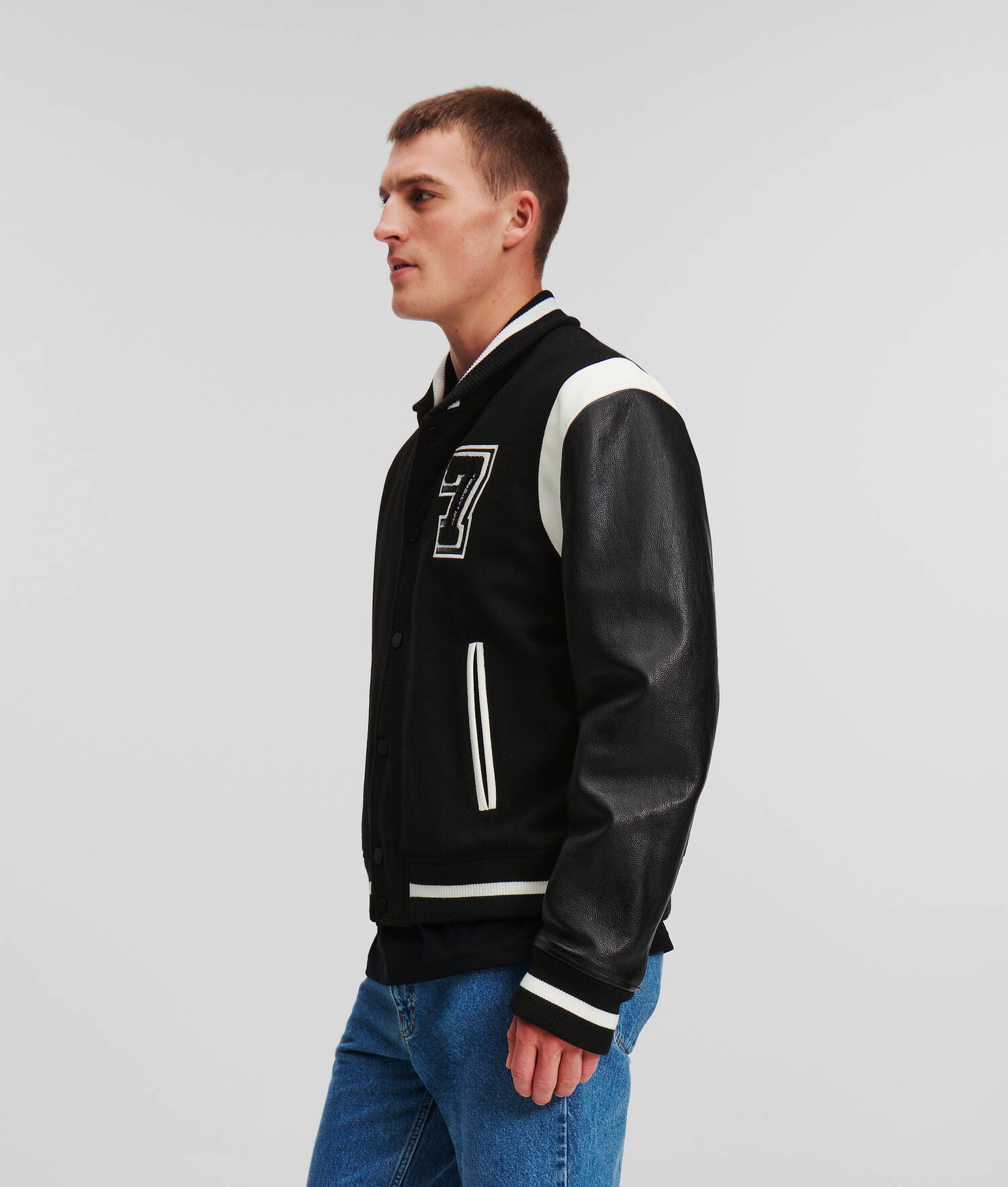 BLOUSON AVIATEUR ESPRIT UNIVERSITAIRE