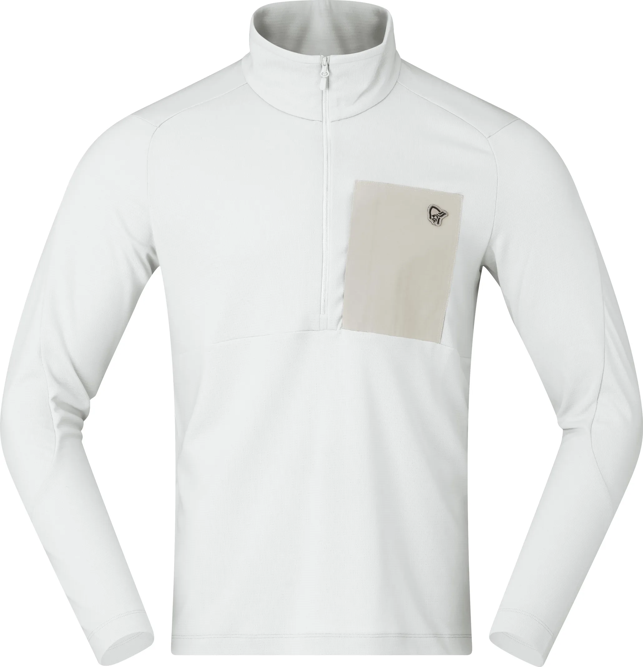 Norrøna Femund Warm1 Half-Zip M'S Snow White