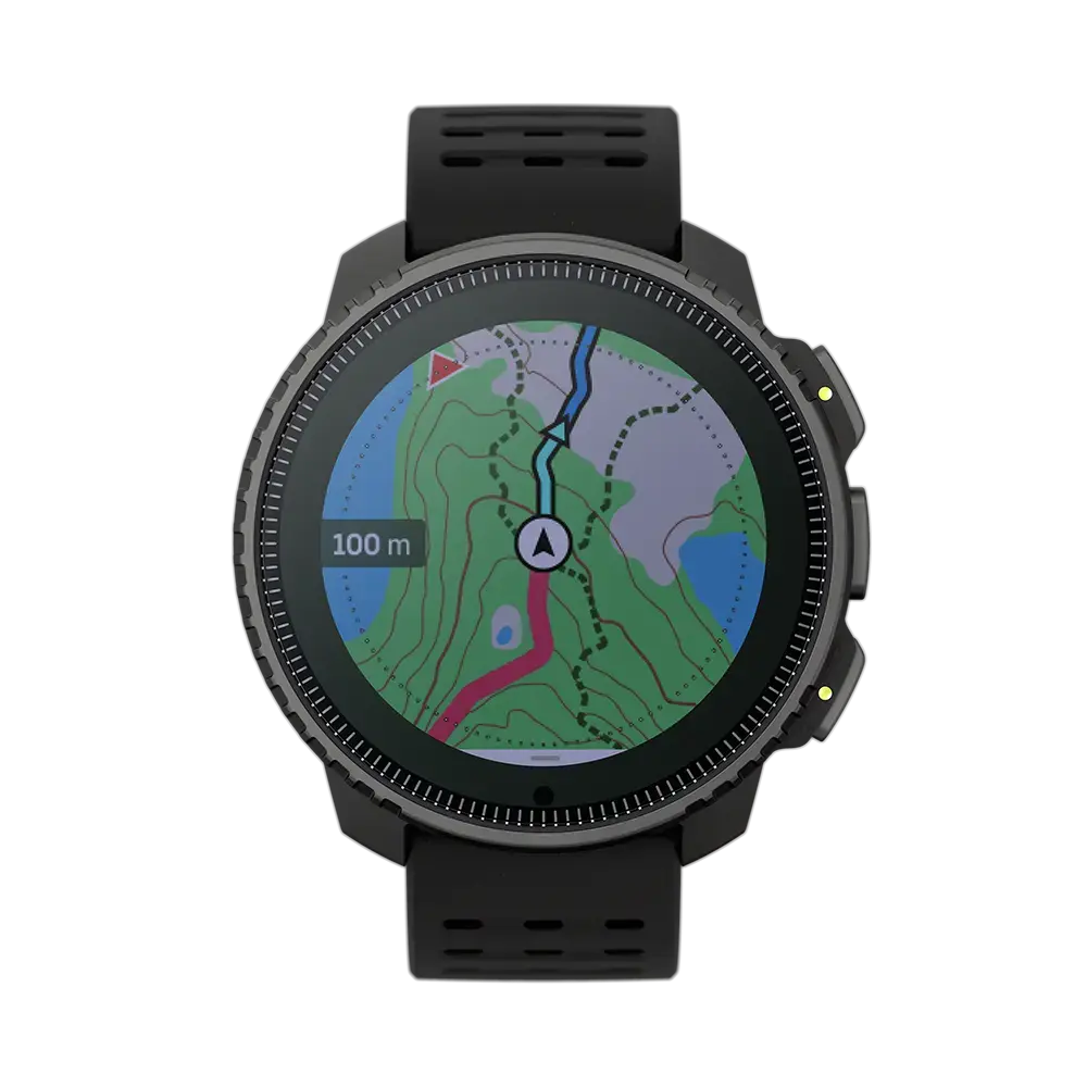 Suunto Vertical Solar Steel GPS Sporthorloge Zwart