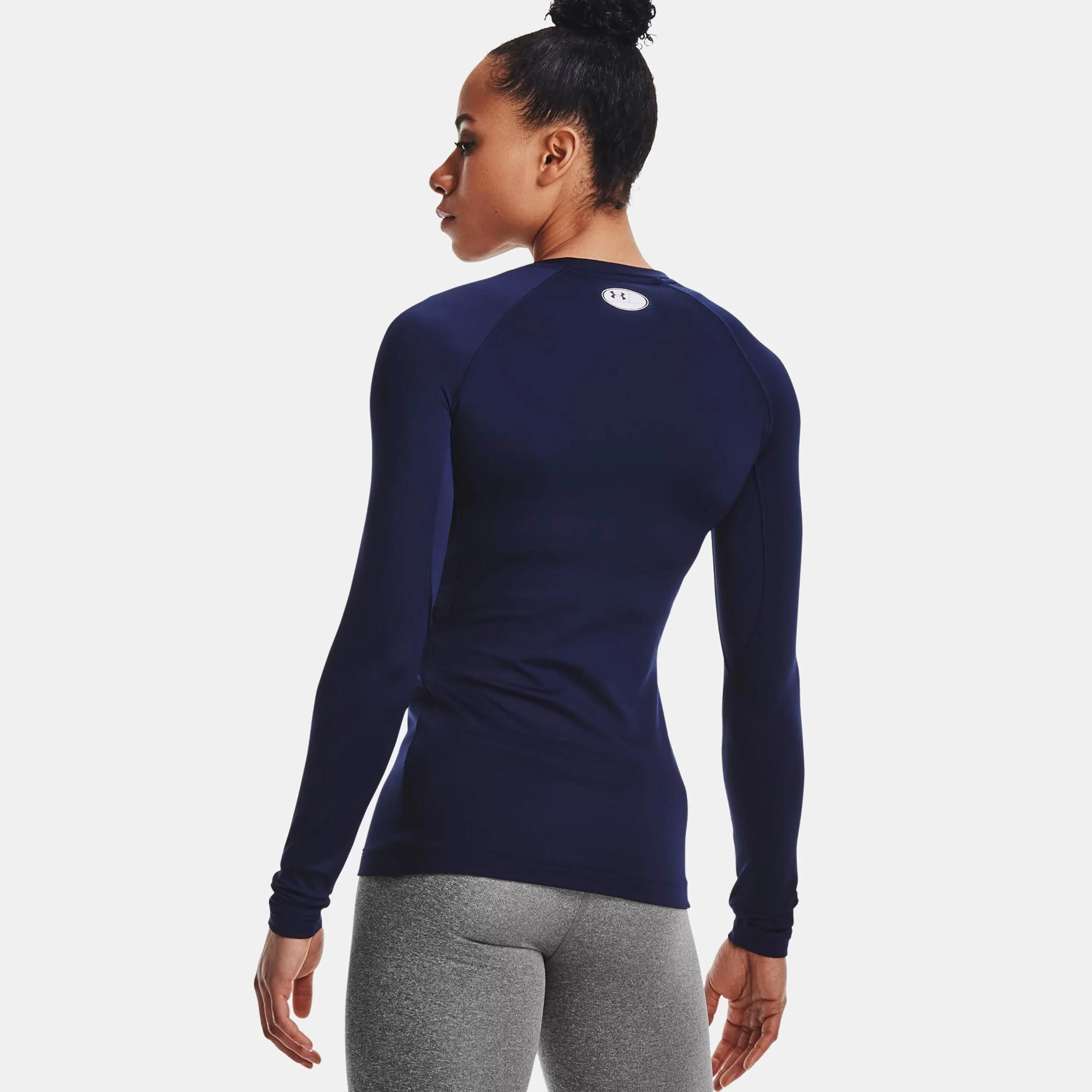 Under Armour Authentics Crew Haut Manches Longues Femmes - Bleu