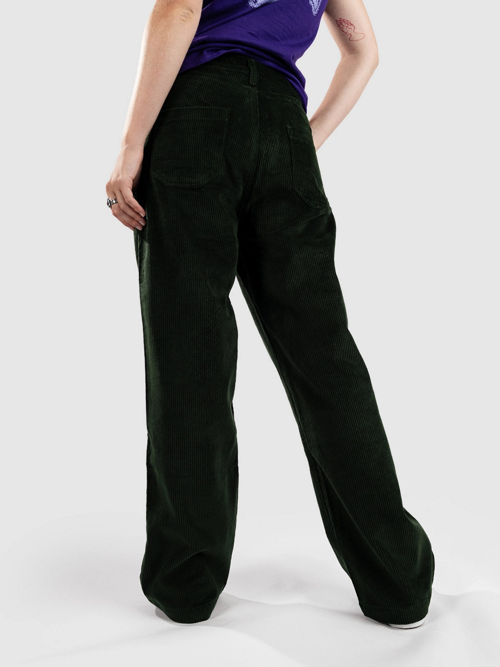 Blue Tomato Baggy Cord Pants pine green