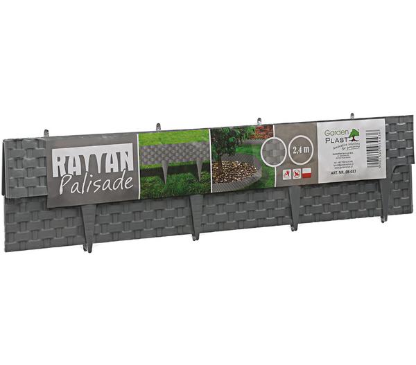 Tomsche Textil Rattan-Rasenkante, 2,4 m