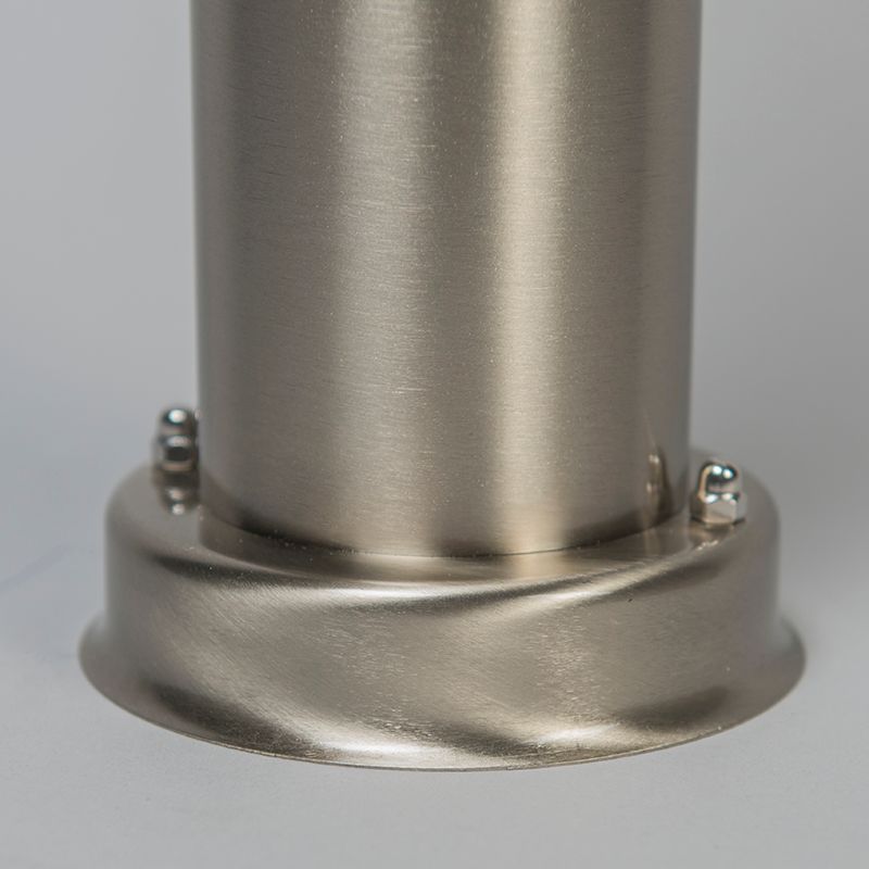 Buitenlamp paal staal 110 cm IP44 - Rox met grondpin en kabelmof