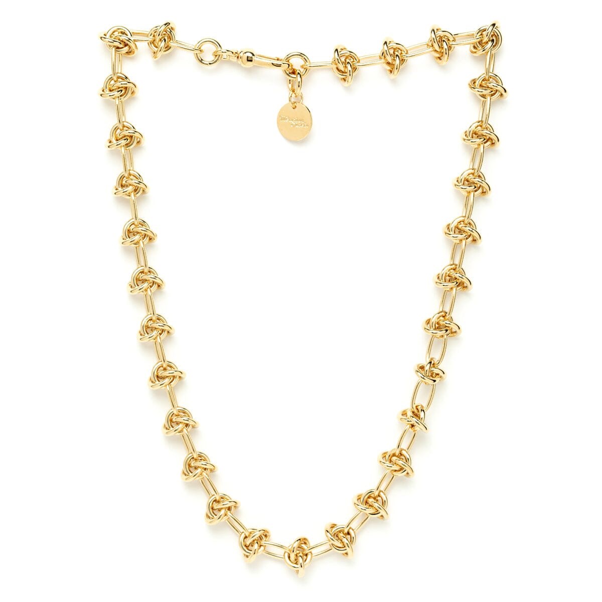 maxi collier plaqué or - ATHÉNA