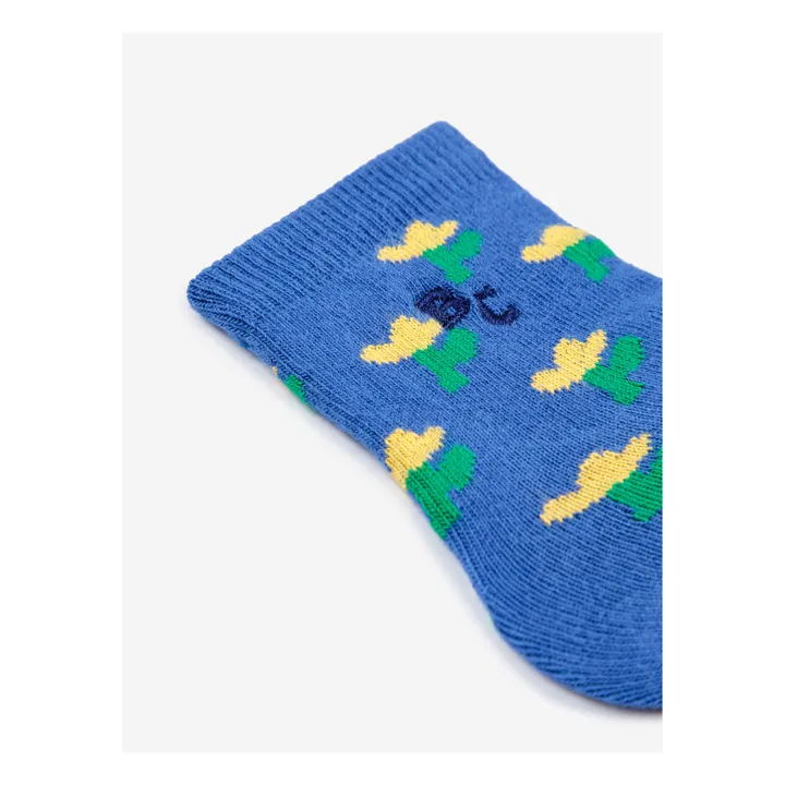 Bobo Choses Chaussettes Fleuries | Bleu
