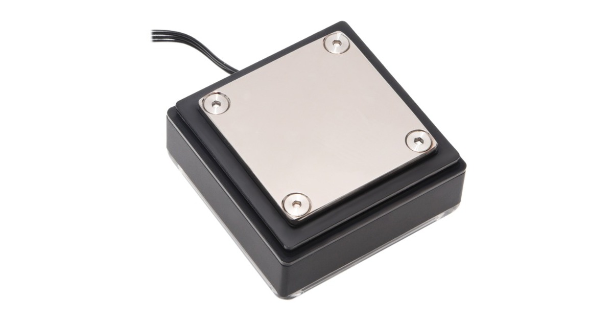 AlphacoolEisblock XPX Aurora Edge Acryl Black cpu-koeler  (Transparant/zwart)