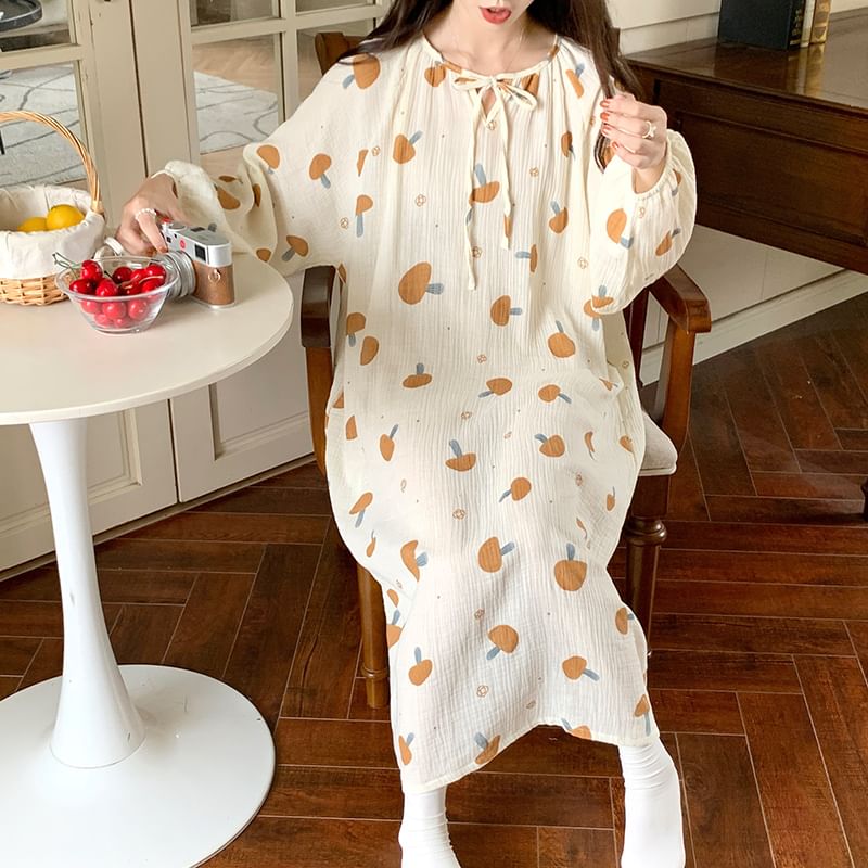 Siensien - Pyjamajurk met paddenstoelenprint