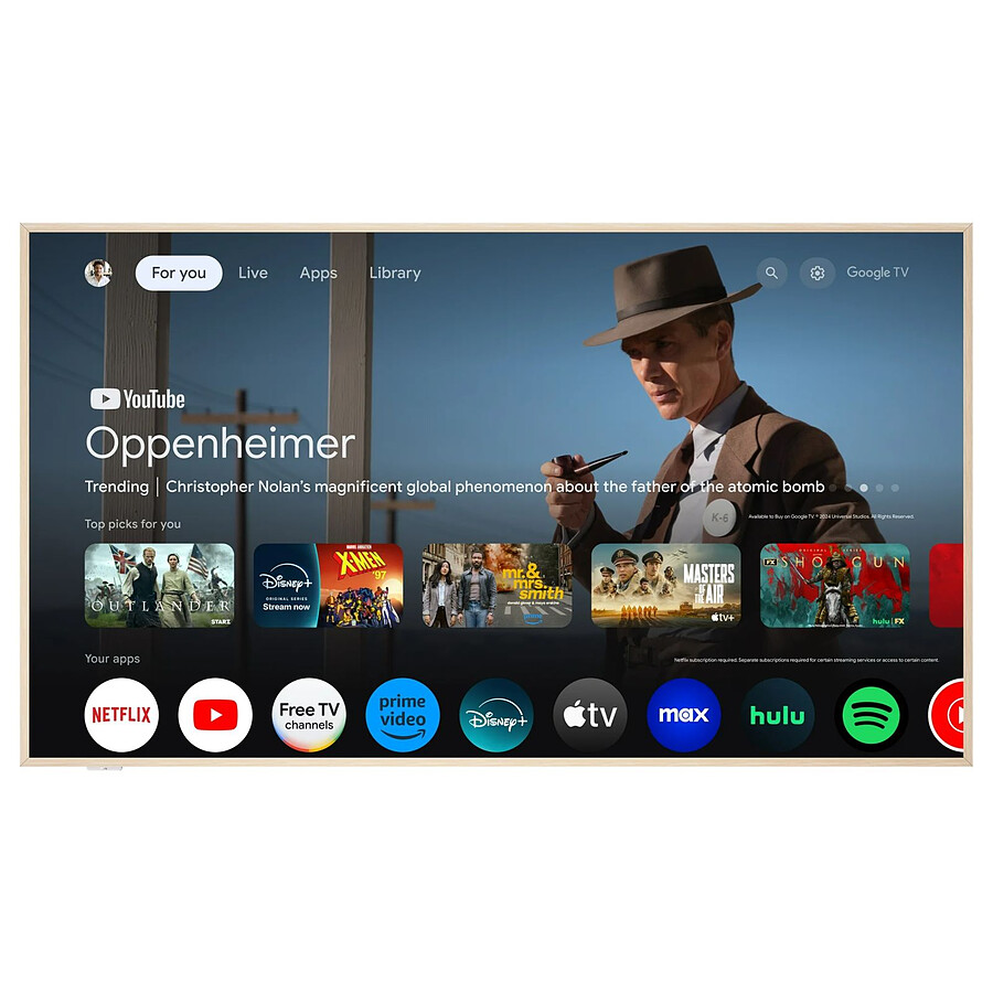 TCL 55A300W - TV 4K UHD HDR - 139 cm