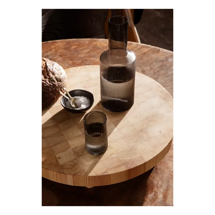 Ferm Living Verres Ripple - Set de 4 | Gris