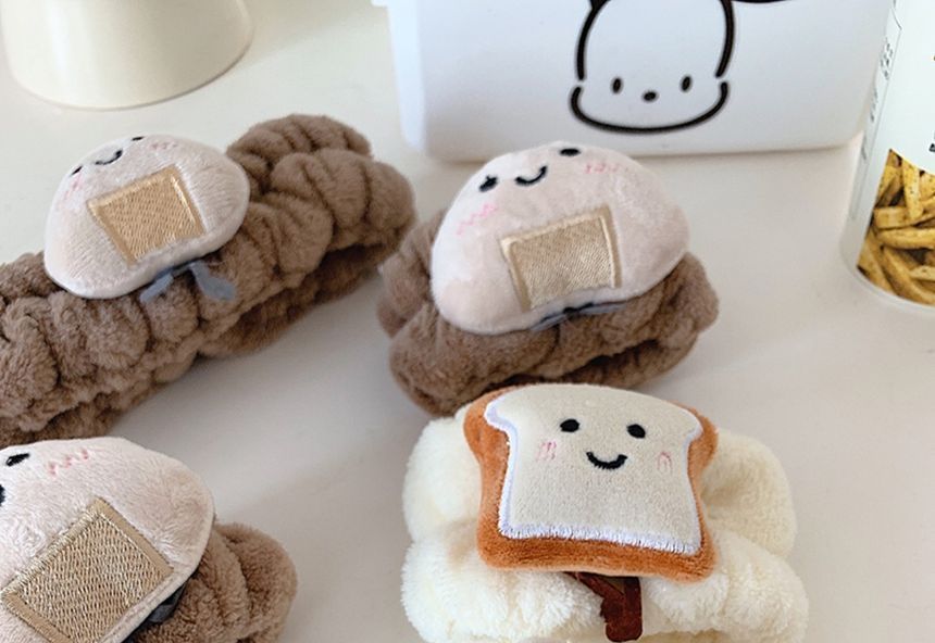 Tuhat - Toast Chenille Face Wash polsband / hoofdband / set