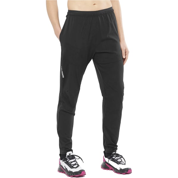 Pantalon trail SALOMON CROSS RUN PANTS U DEEP BLACK