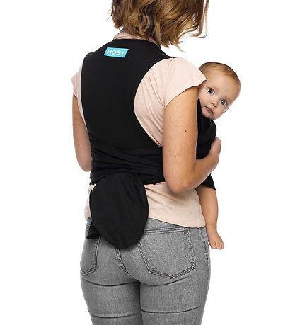 Moby Babytragetuch - Passform - Schwarz