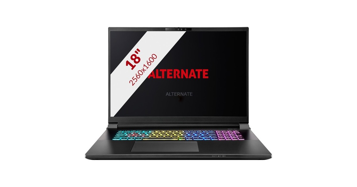 ALTERNATEThunderstorm 18” - Ultra 9 - RTX 5090  gaming laptop  (Zwart | Core Ultra 9 275HX | RTX 5090 | 96 GB | 4 TB SSD | Geen OS)